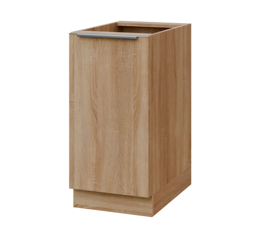 SIS - 4D spodní skříňka, 1-dveřová, levá, 870x400x600, dub bardolino